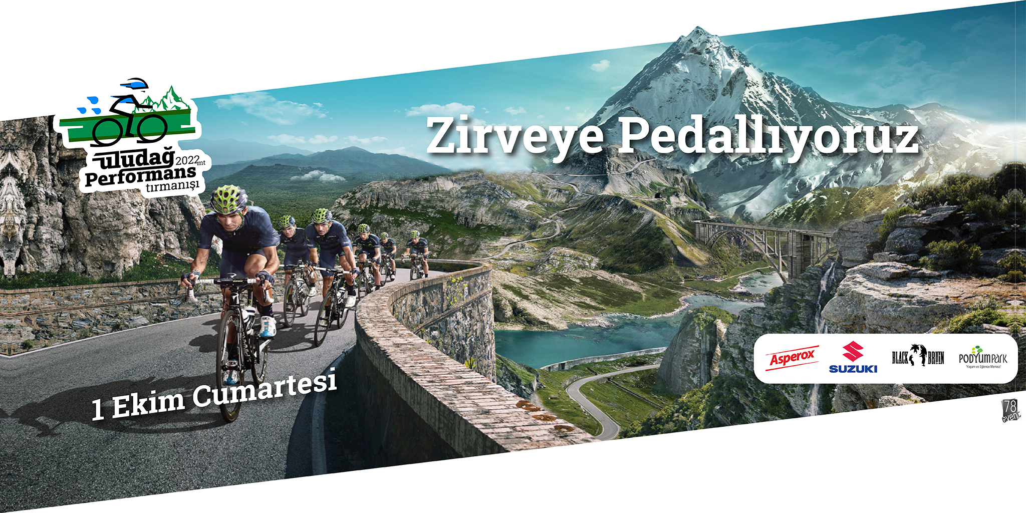 Patlak lastik ile zirveye!